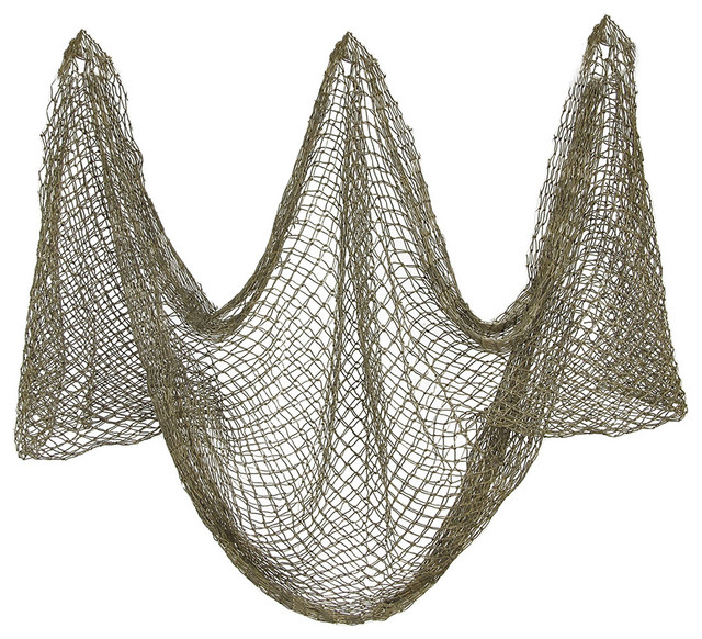 10'x5' Decorative Fish Net Nautical Fishing Beach Style Decorative