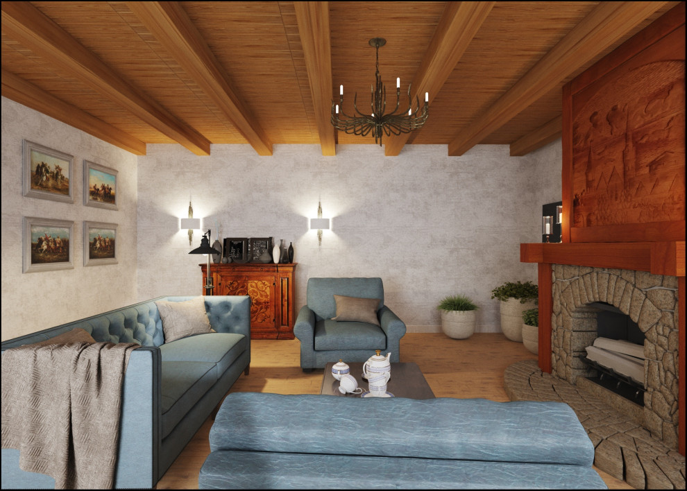 проект каминного зала