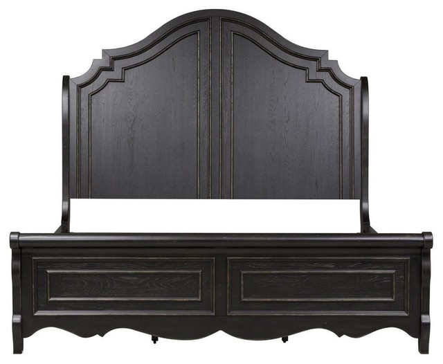 Liberty Chesapeake Sleigh Bed Traditional Beds By Liberty Chesapeake Sleigh Bed In Antique Black King