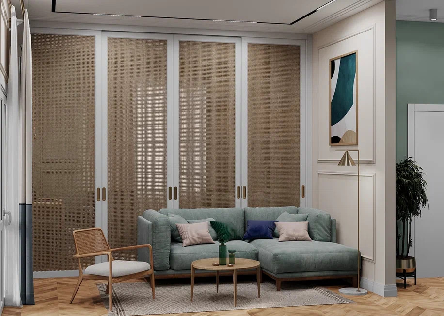 Ремонт квартиры на первом этаже с двумя балконами