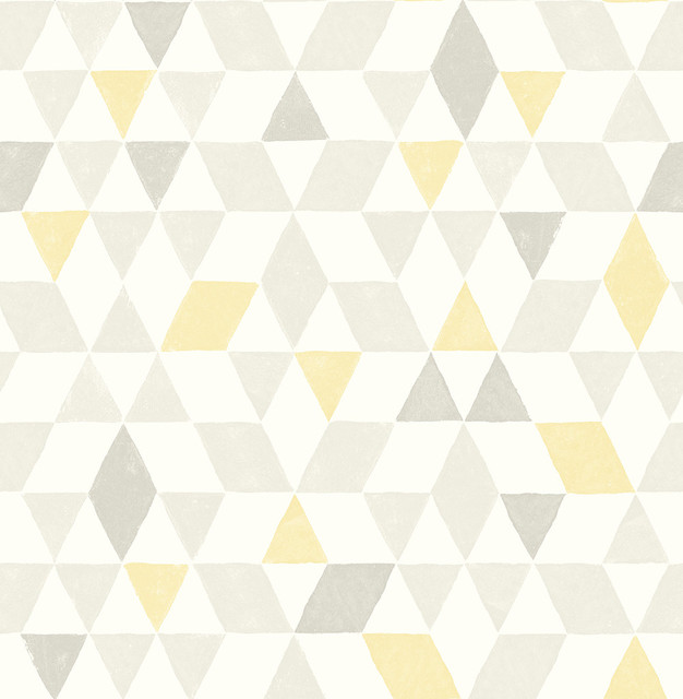 Scandi Yellow Triangles Wallpaper, Bolt scandinavian-wallpaper Scandi Yellow Triangles Wallpaper, Bolt scandinavian-wallpaper