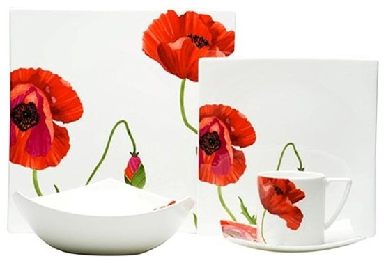 Flora Roja Dinnerware