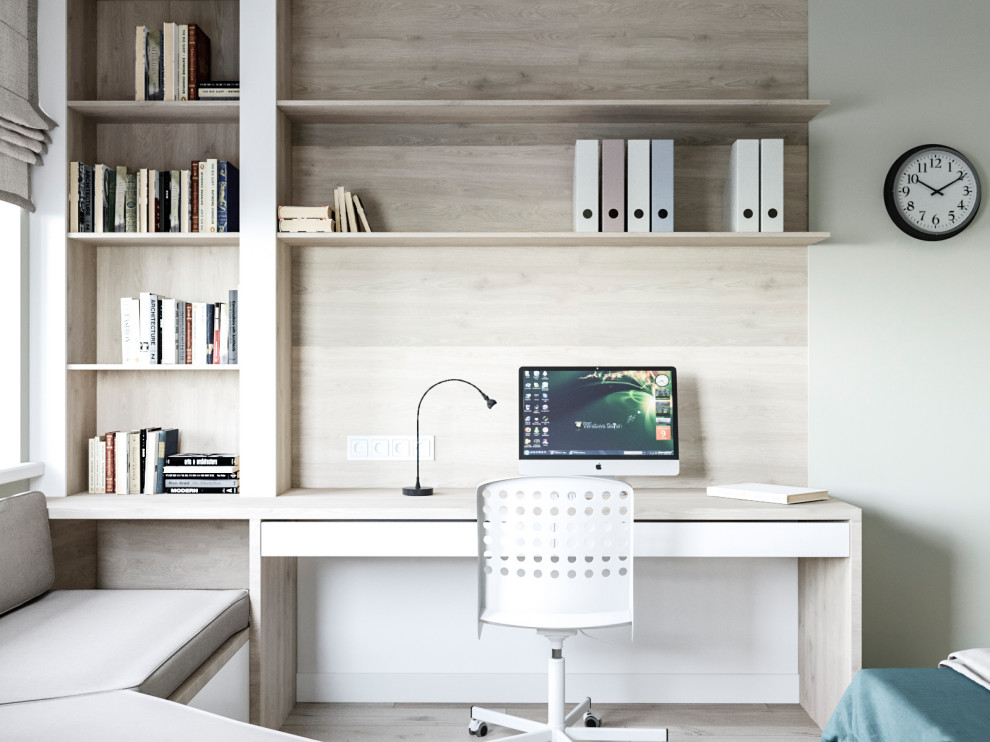 Трехкомнатная квартира в свежих оттенках