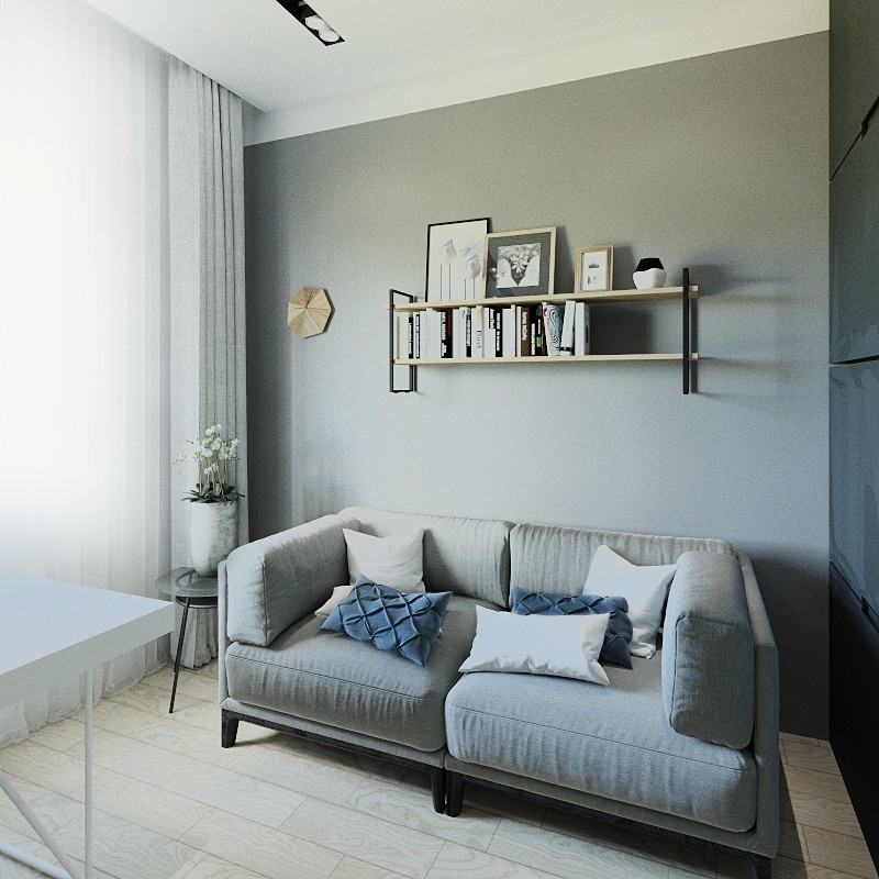 Дизайн интерьера таунхауса в поселке Бобры