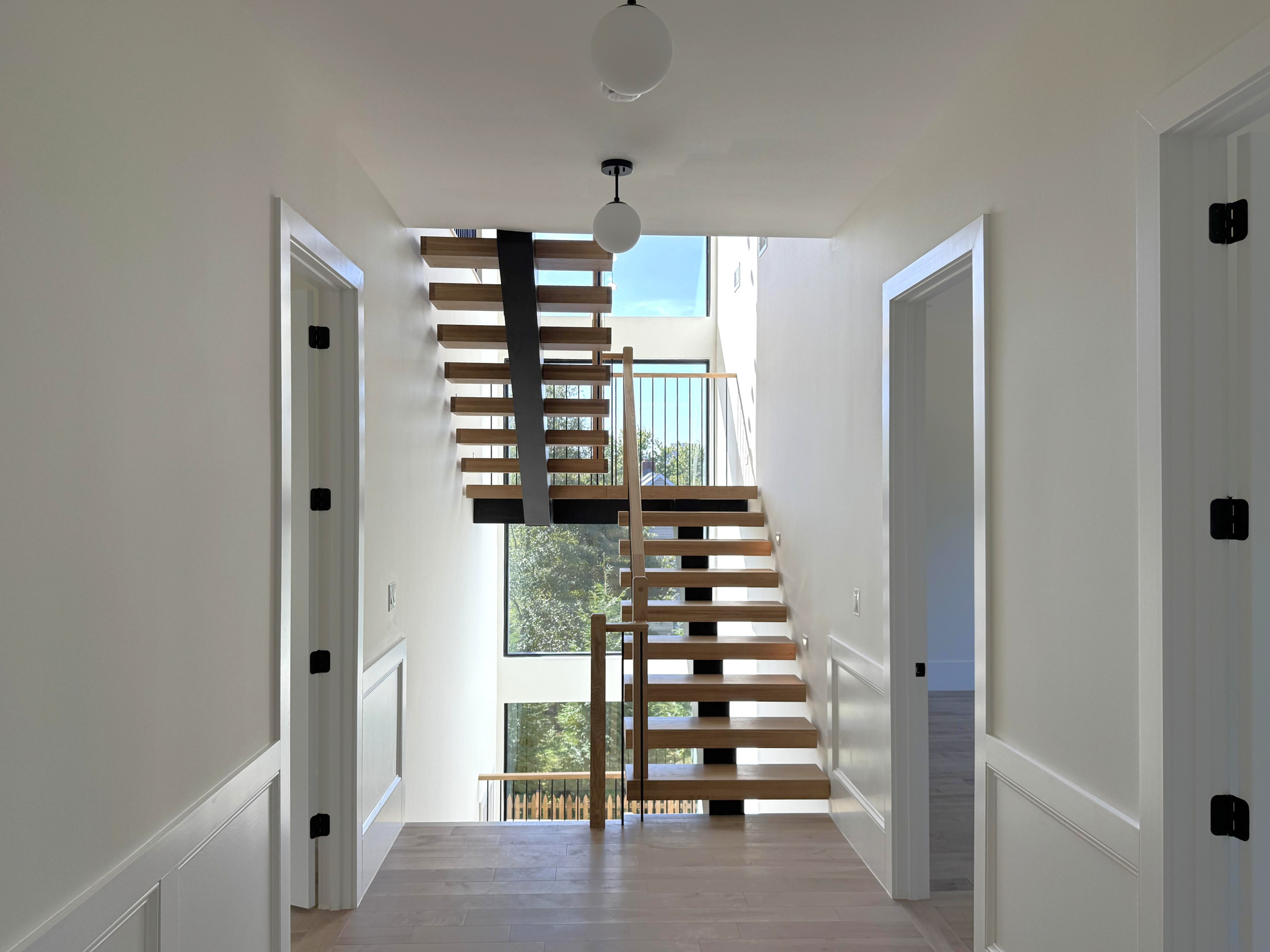 139_Four-Story Modern Staircase, Arlington, VA 22207