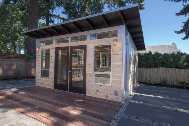 12X16 Signature Series Yoga Studio - Retro - Home Gym - Portland - By  Studio Shed - Live Large. Build Small. | Houzz