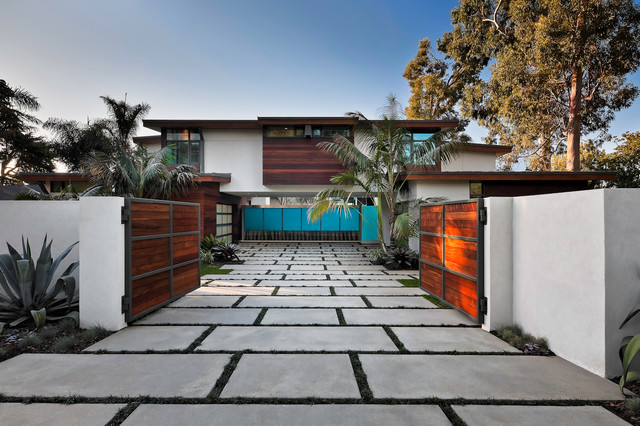 Padaro Residence moderno-fachada