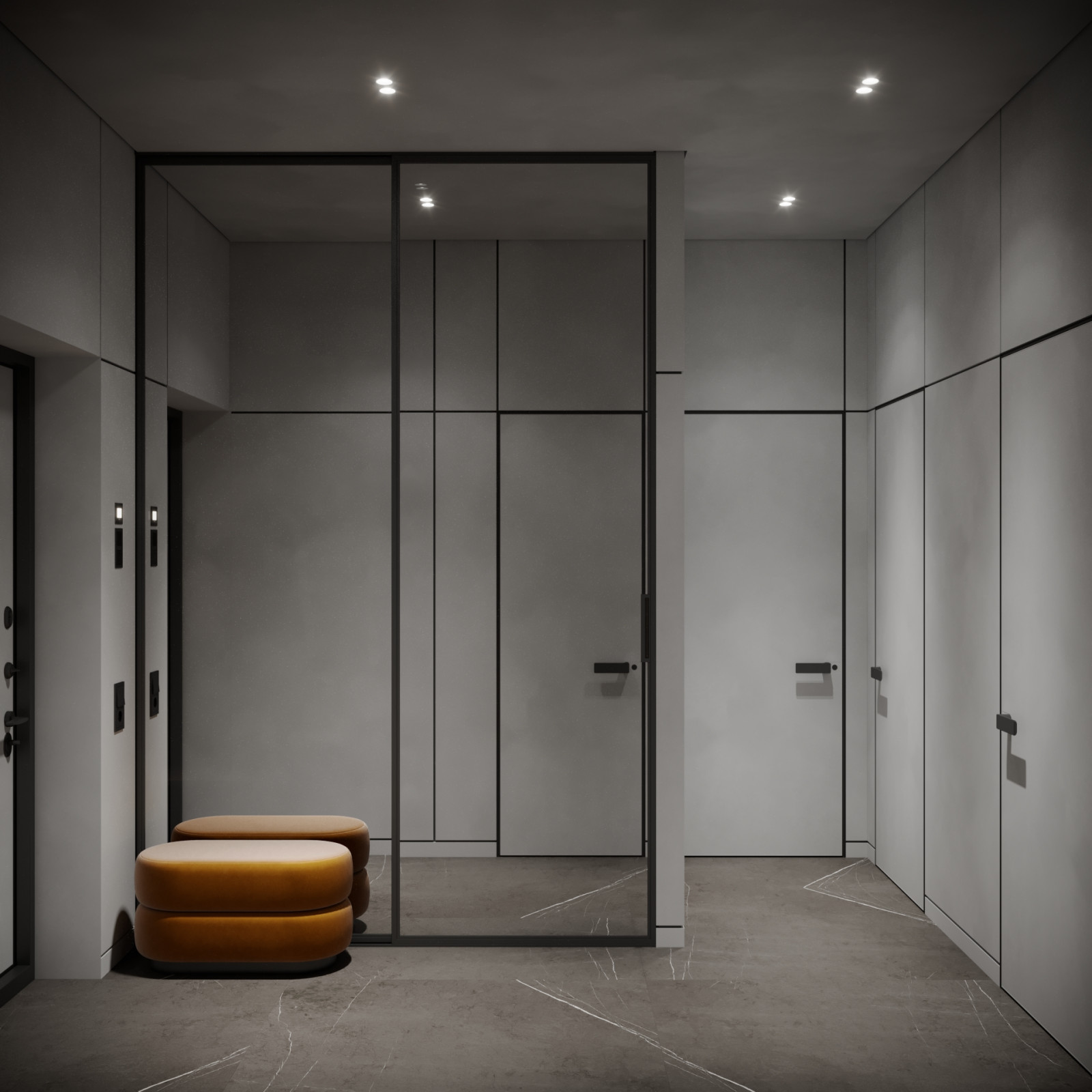 Дизайн проект квартиры в ЖК "Огни"