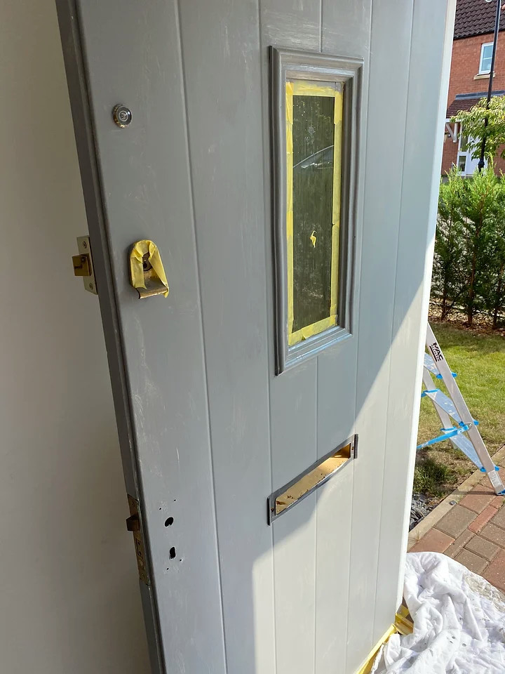 Front Door Makeover with Frenchic Paint