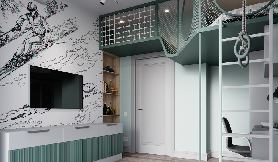 Пентхаус 116 м2 ЖК "Фили Сити". Современный стиль