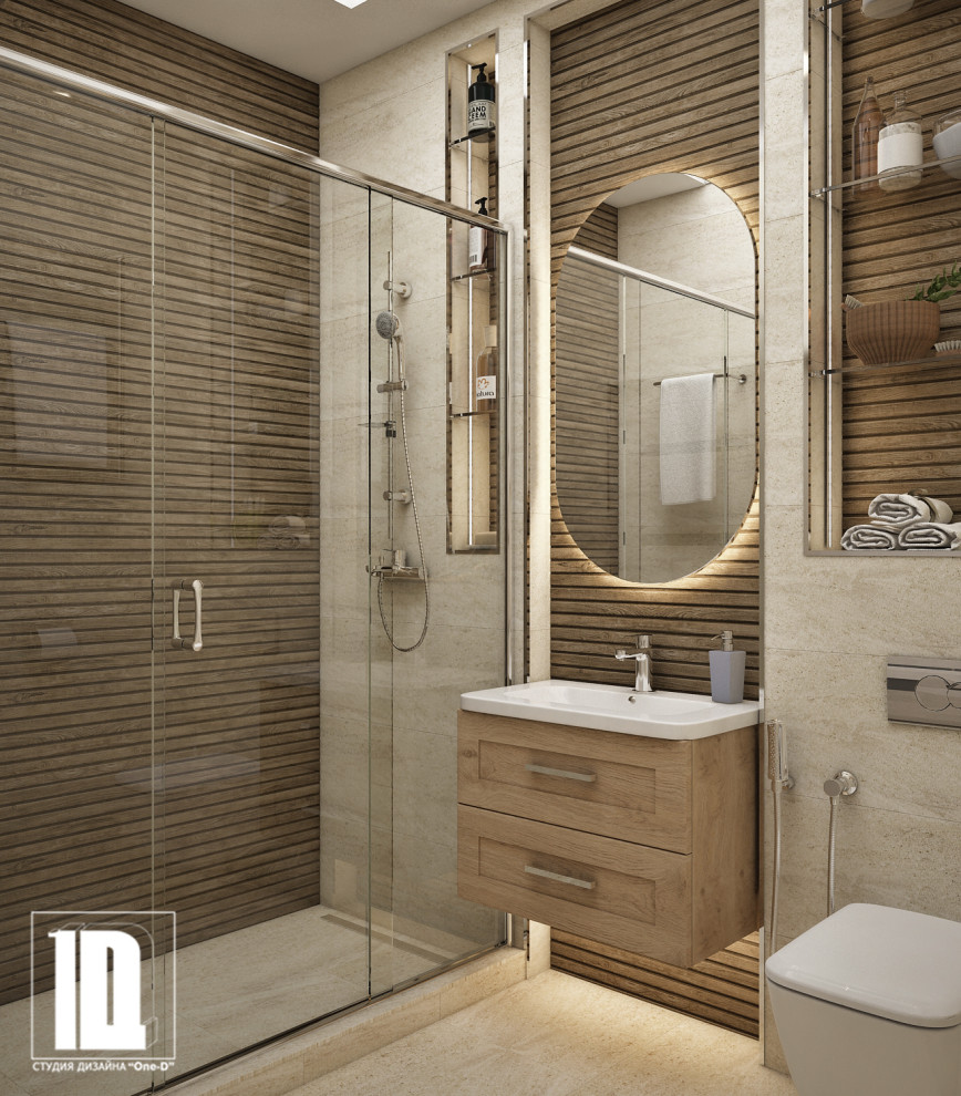 Дизайн-проект "Южное солнце" квартиры в ЖК Посейдон город Сочи 36 м2