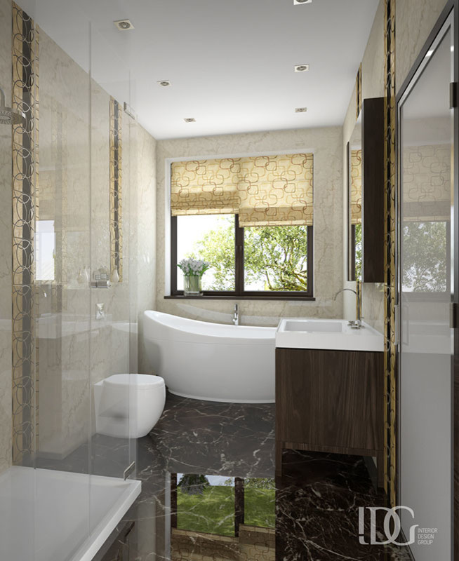 Дизайн санузлов для загородного дома