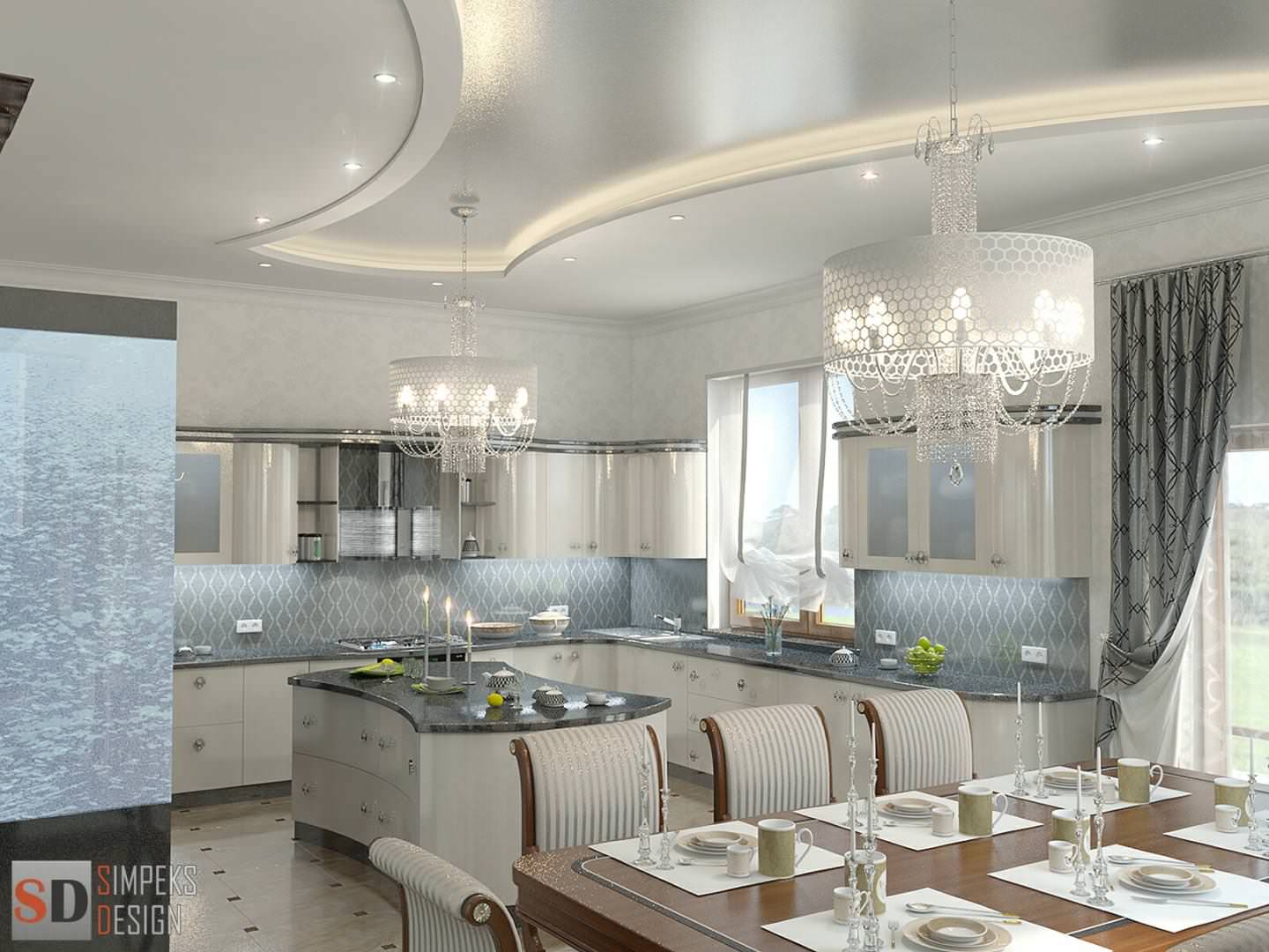 Neoclassical style in the country house