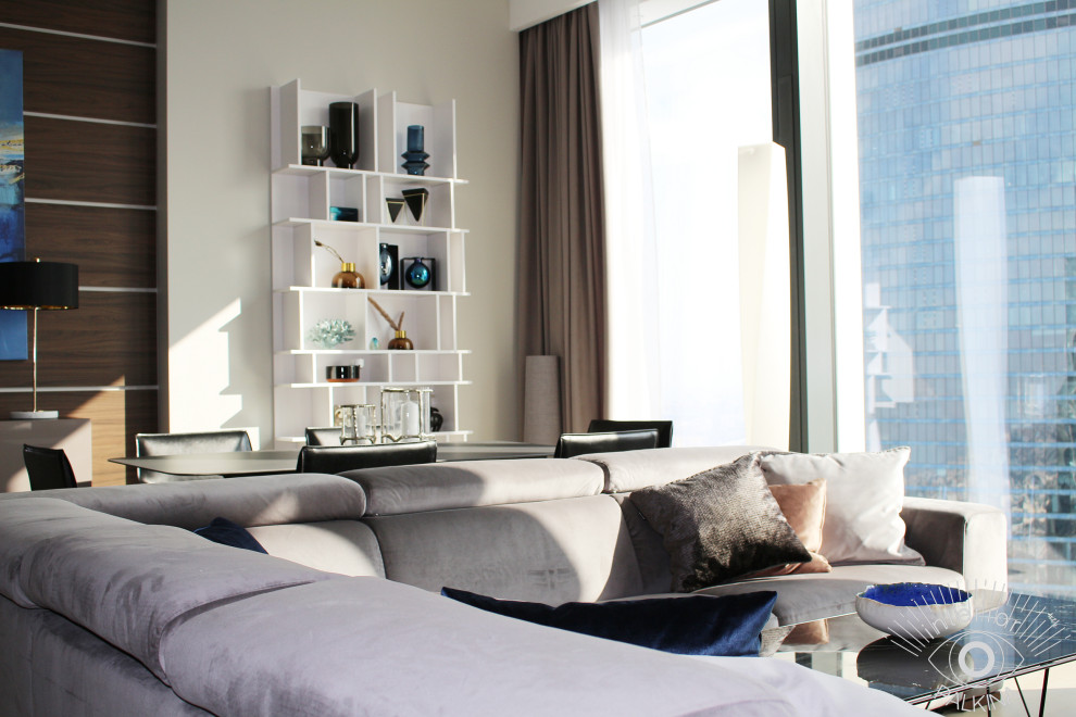 Дизайн интерьера апартаментов в жк Neva Towers