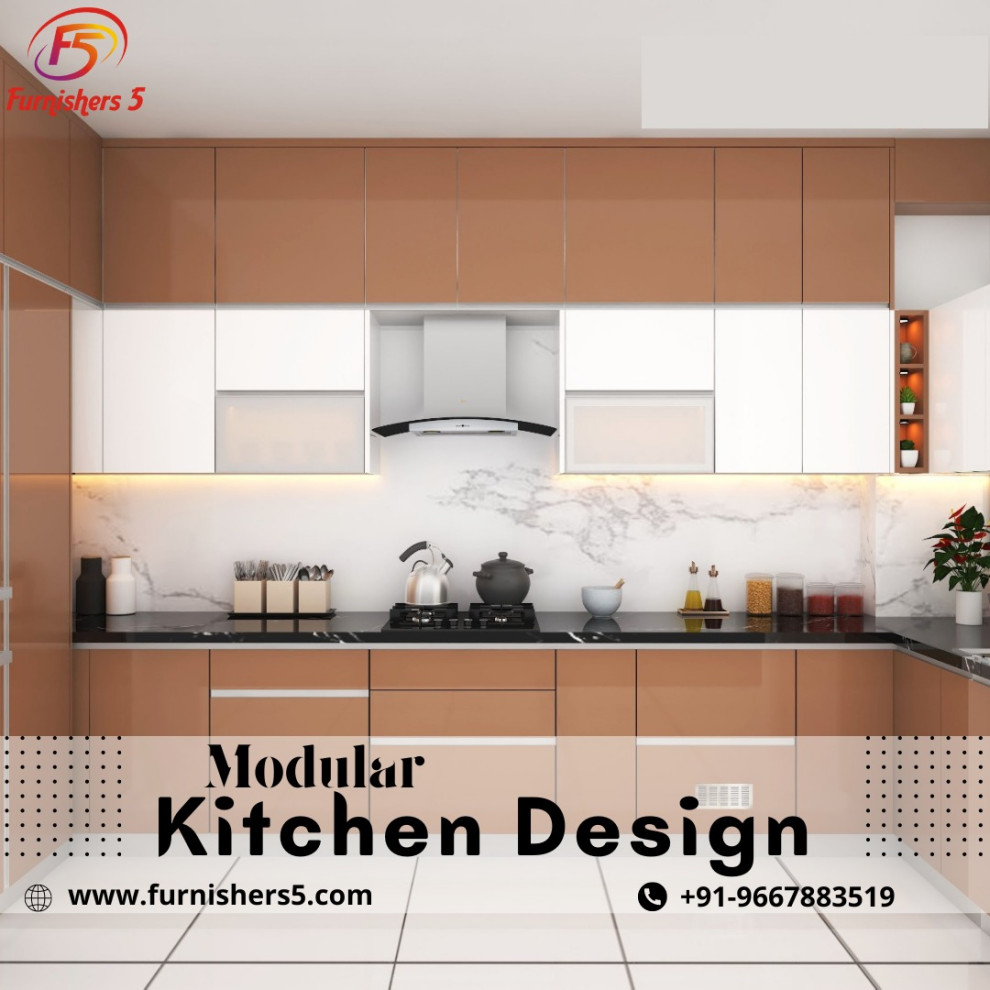 Modular Kitchen Design Asian Kitchen Delhi by Furnishers5 Houzz