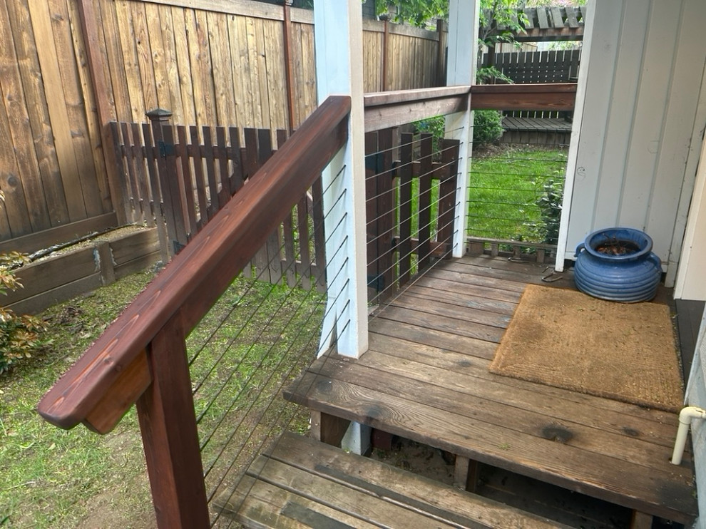 front porch entry railing