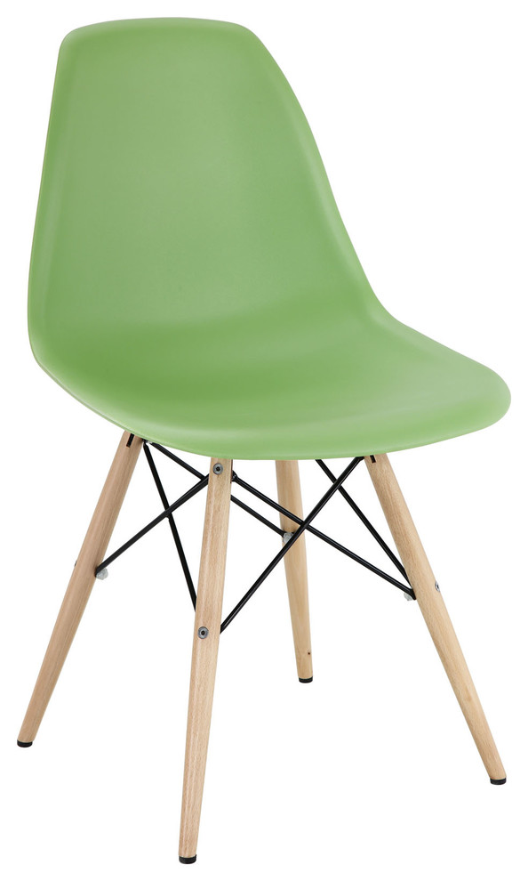 Eames DSW Chair-Light Green