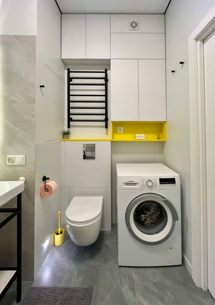 Проект студии 37м2, ЖК Серебрица