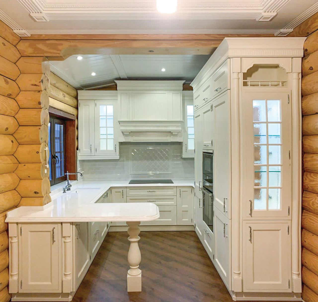 Английская классика в деревянном доме.