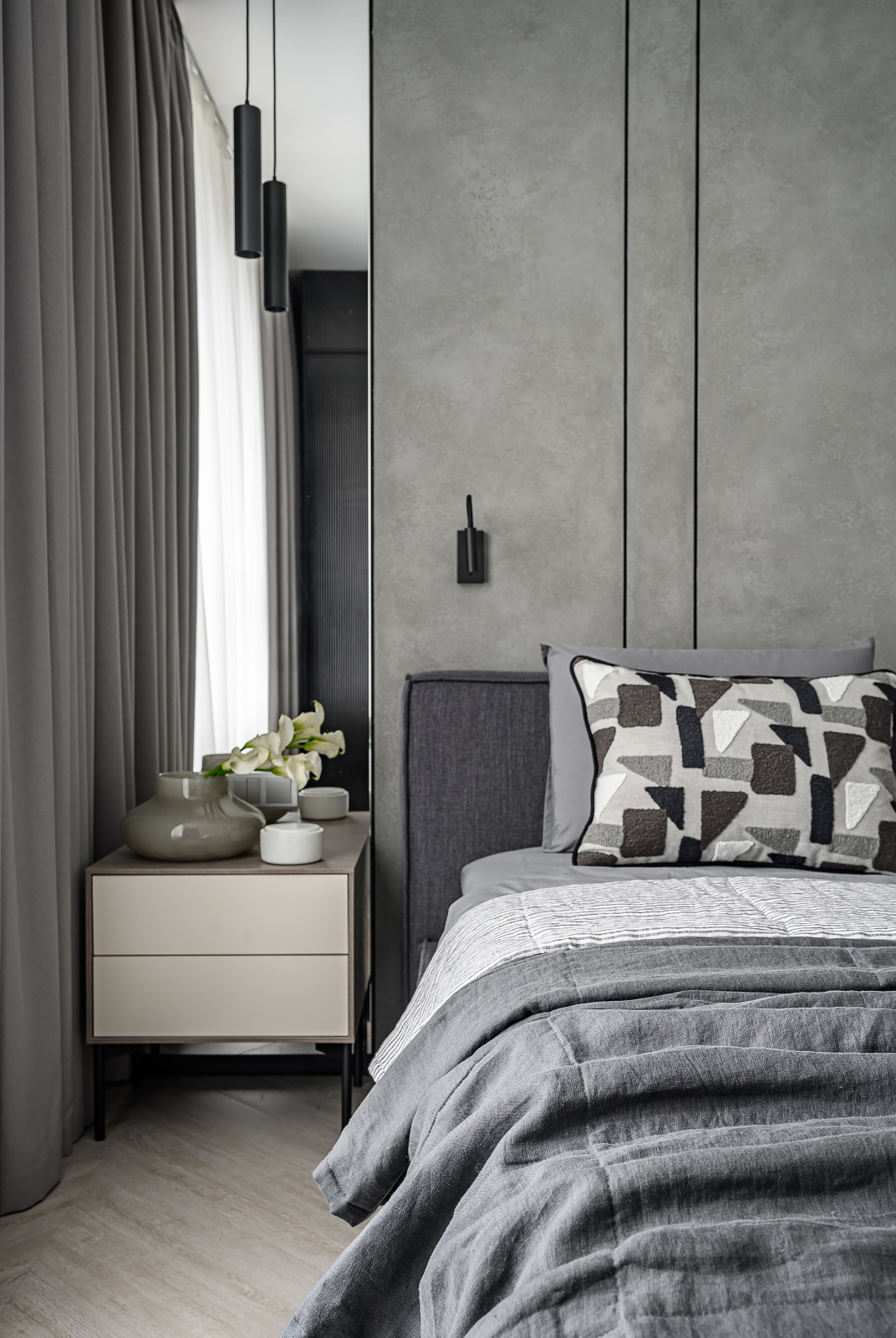 Публикация в журнале REDESIGN.  Реализованный дизаин-проект в "ЖК Огни"