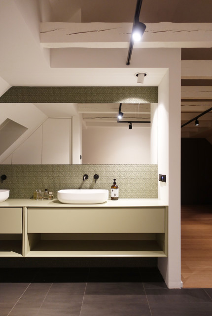 Masterbad contemporary-badrum