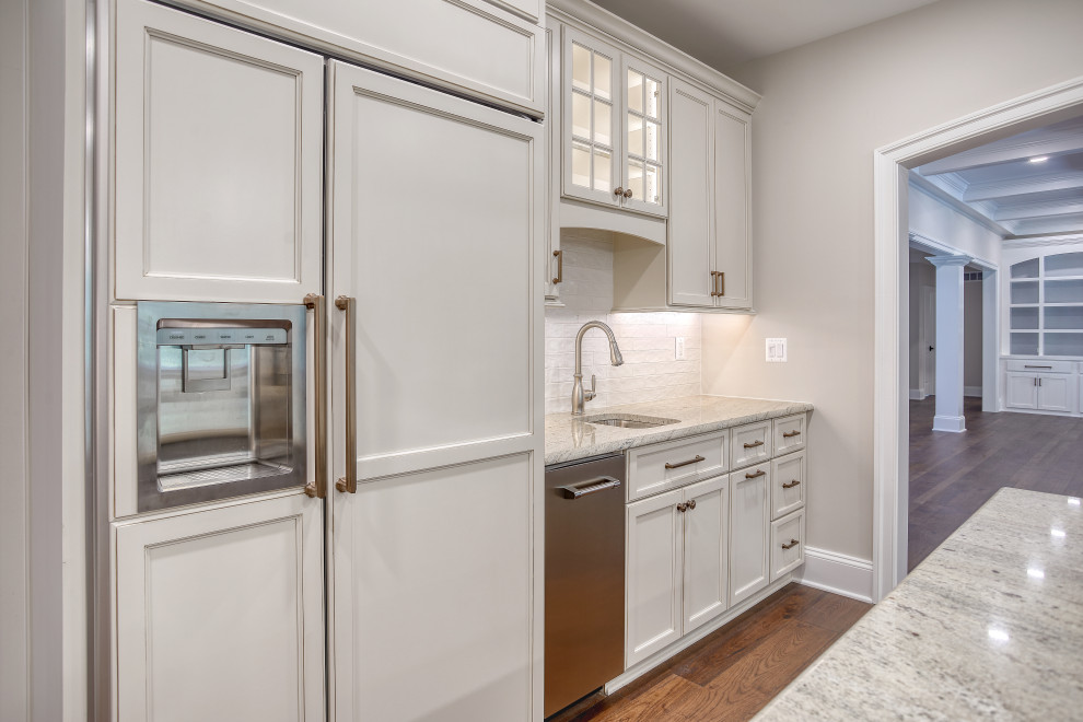 Custom Home Cabinetry - Neutral Grays & Blues