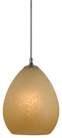 Cal Lighting PN-1074/6-BS 1 Light Pendant with Eggshell Finish