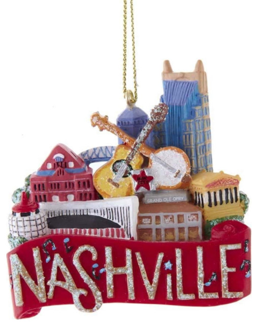 Kurt Adler "Nashville" Christmas Tree Ornament Traditional