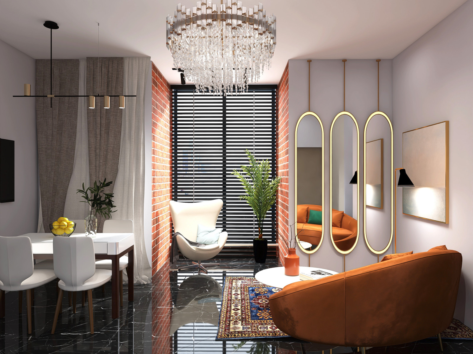 Кухня-гостинная