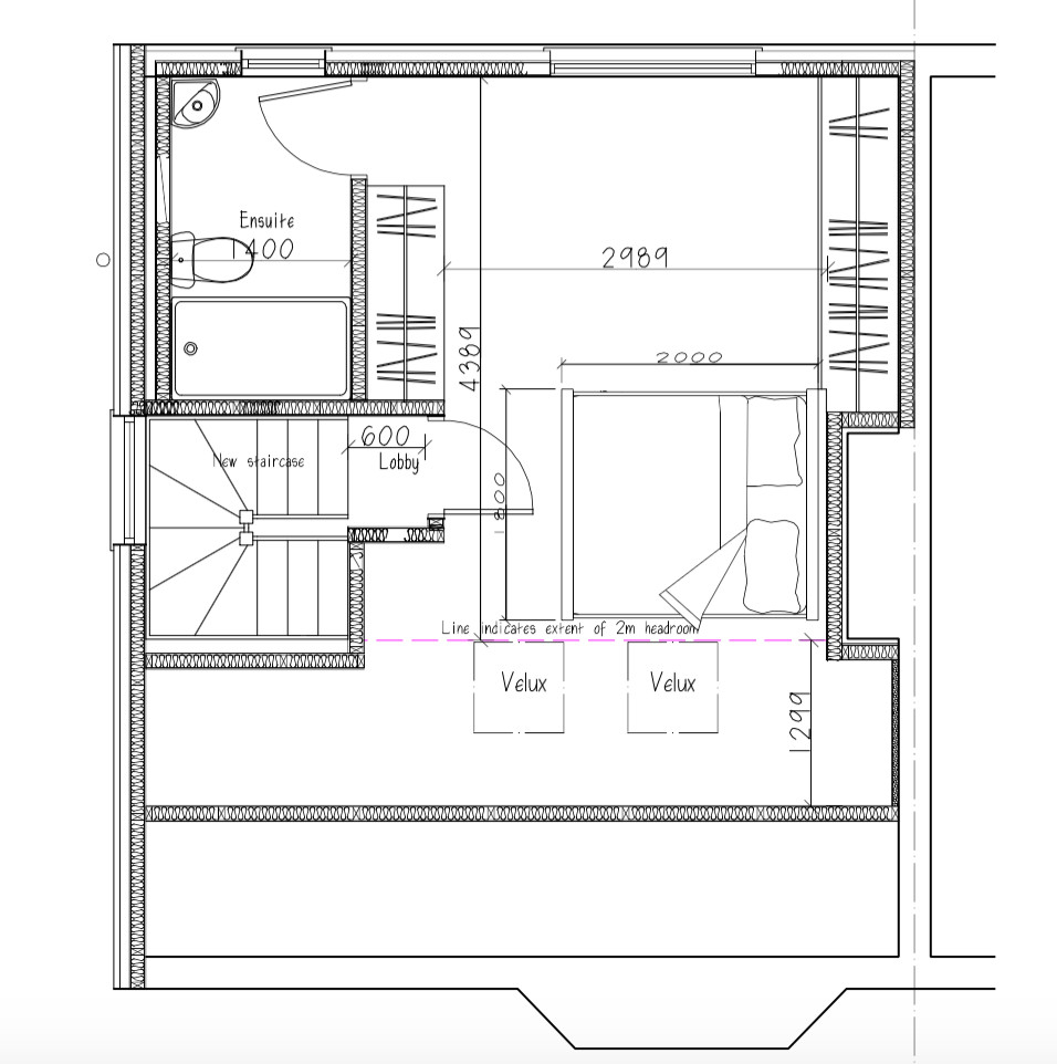 Loft Conversion Layout (Hip to Gable 1930s house) Houzz UK