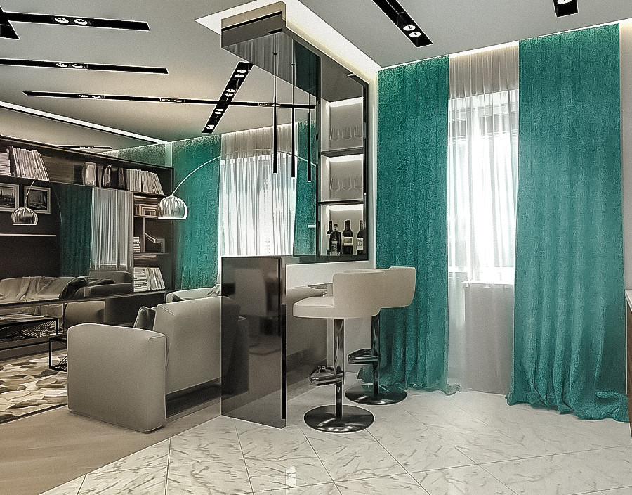 Мужской интерьер холостяка