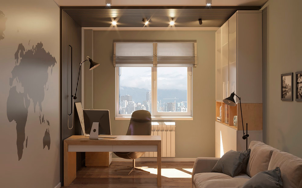 Дизайн интерьера квартиры в современном стиле в Екатеринбурге.