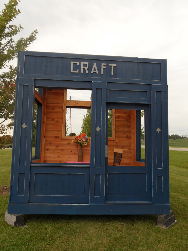 Photo of a mid-sized arts and crafts detached studio in Other.