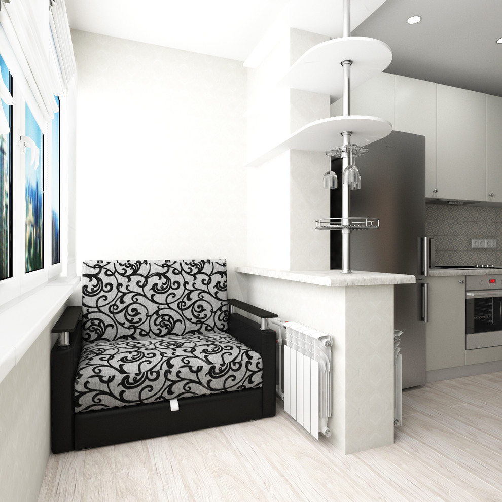 Дизайн однокомнатной квартиры "Из однушки в двушку"