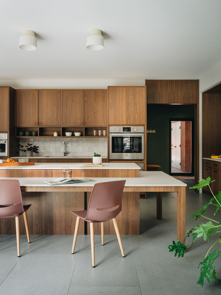 Oak Park - New Construction Community Residence - Midcentury - Kitchen ...