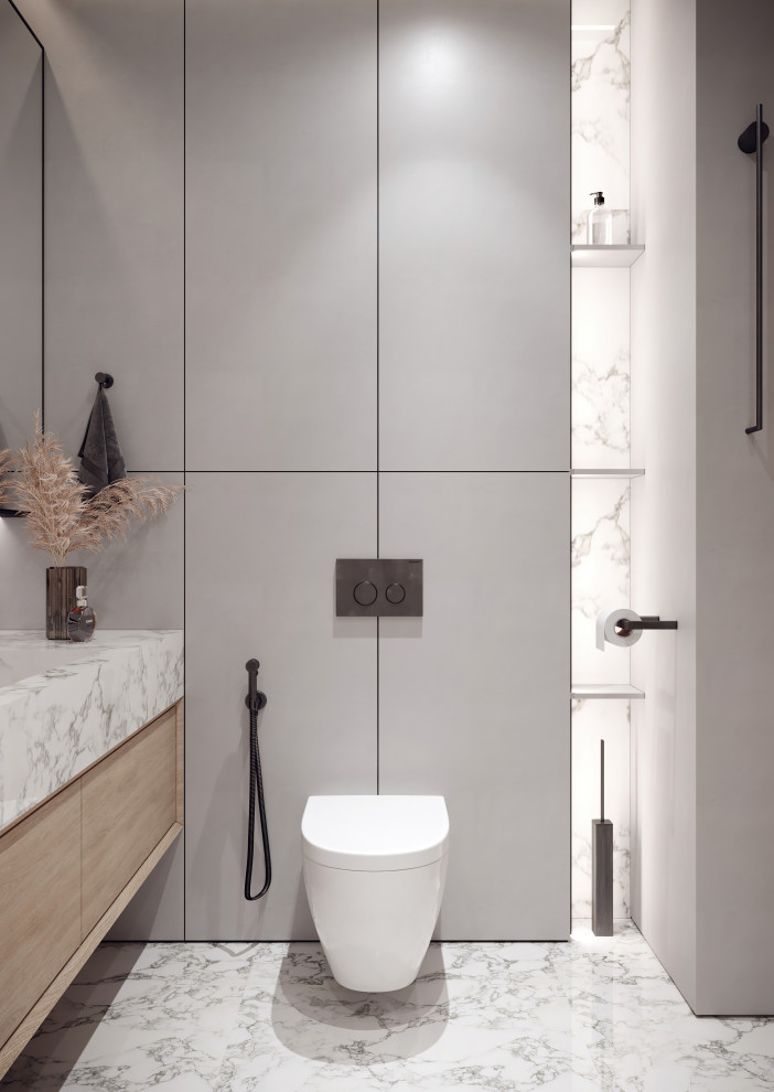 Санузел в студии г. Санкт-Петербург