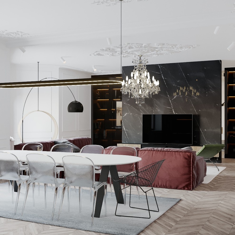 Квартира 235м2 в стиле современная классика