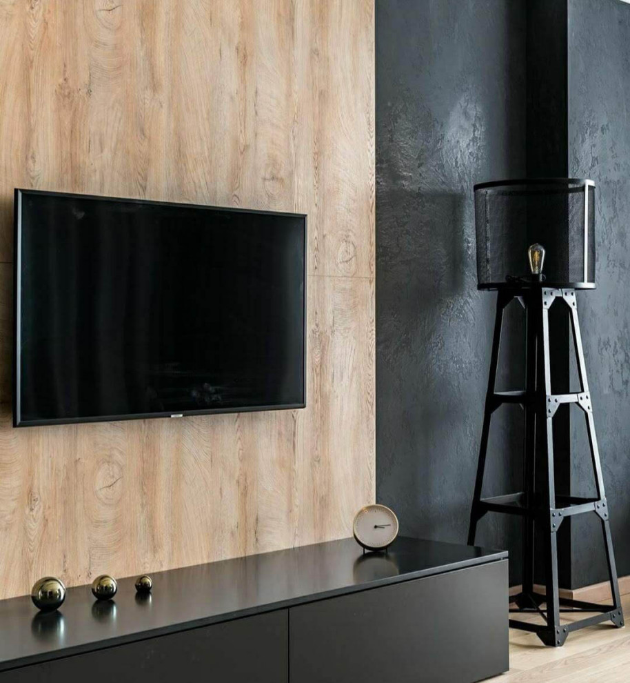 Частная квартира по дизайн проекту с фактурной и матовой штукатуркой