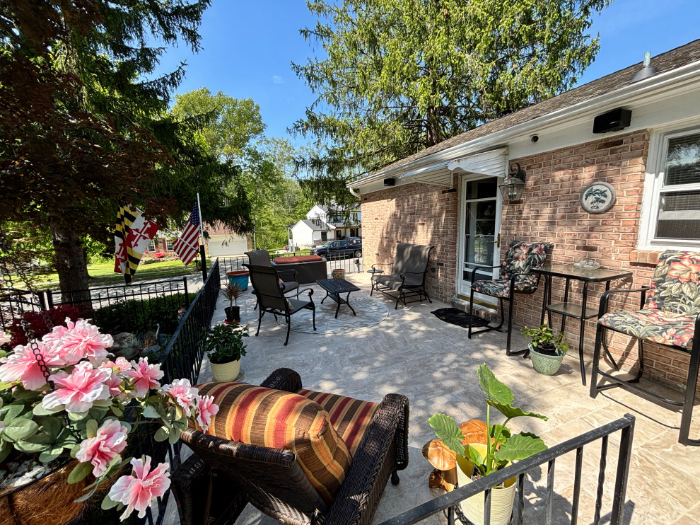 Elegant Entryway and Patio Hardscape Upgrade