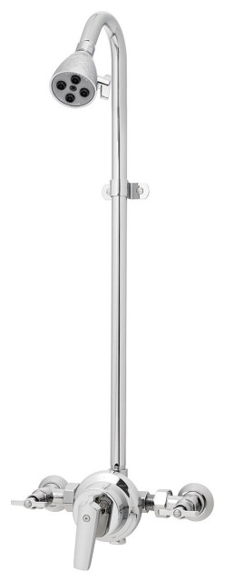 SPEAKMAN Sentinel Mark II Außendusche – Verchromt, Mit 4-Strahl-Brause, Druckausgleich & Temperaturbegrenzer