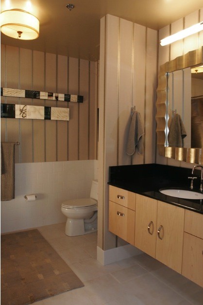 Inspiration for a contemporary bathroom remodel in Portland