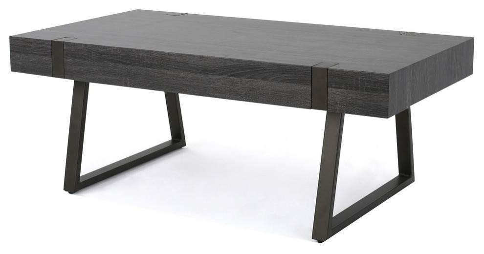GDF Studio Genwa Canyon Coffee Table - Industrial - Coffee ...