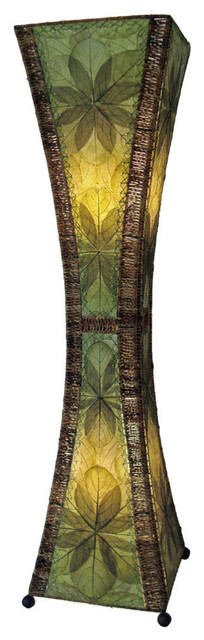 Hourglass Large Lamp Tropical Floor Lamps By Eangee