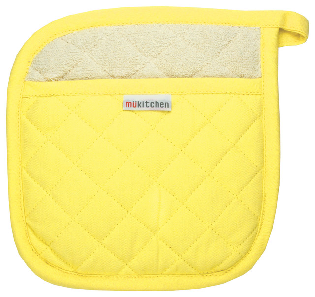 MUkitchen 100/% Quilted Cotton Pot Holder Aquamarine