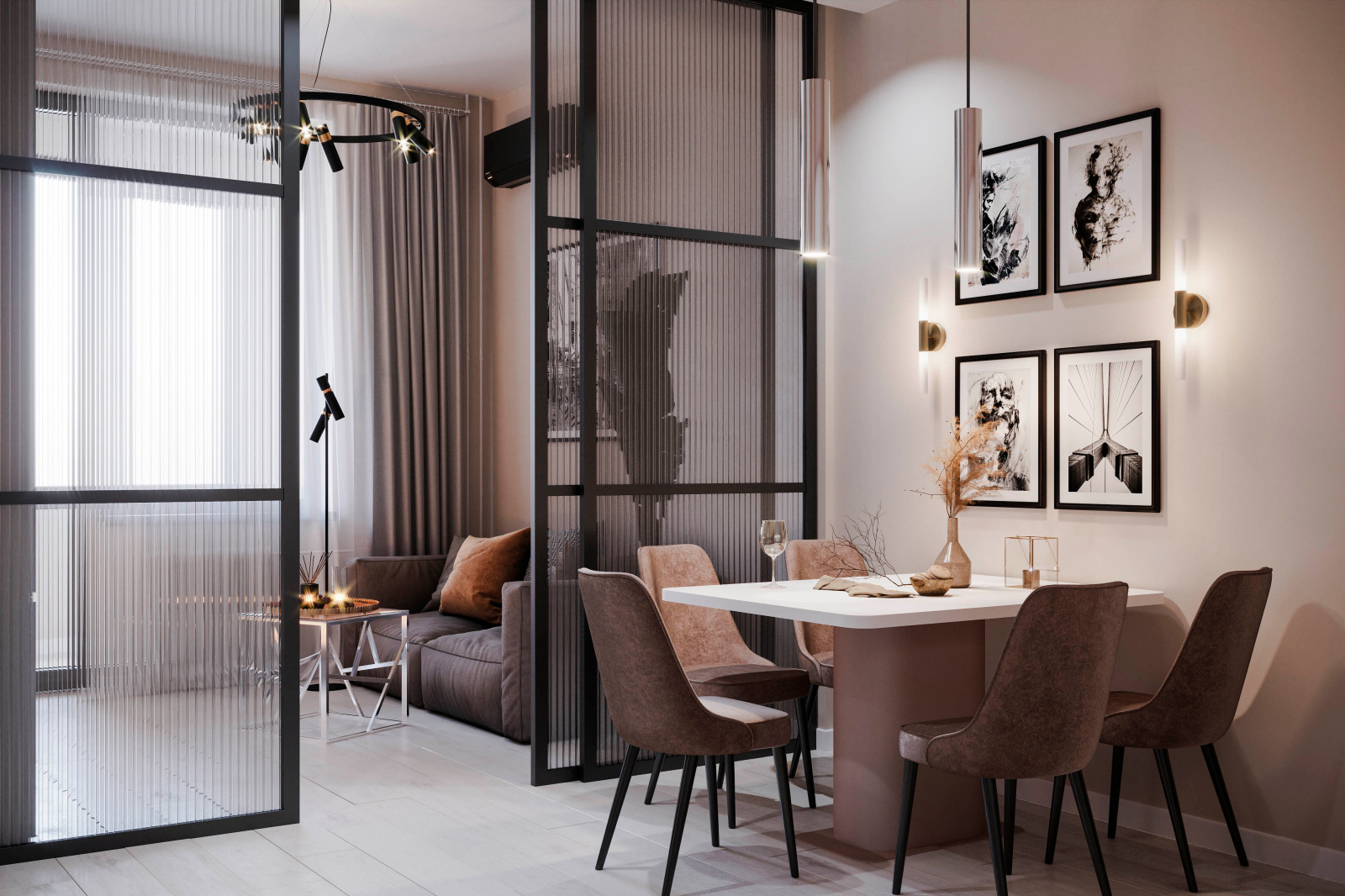 Дизайн и ремонт квартиры в ЖК «Символ» — Кофейная сказка