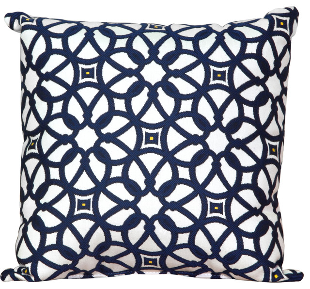 Outdoor Toss Pillow Sunbrella Fabric Contemporary Outdoor