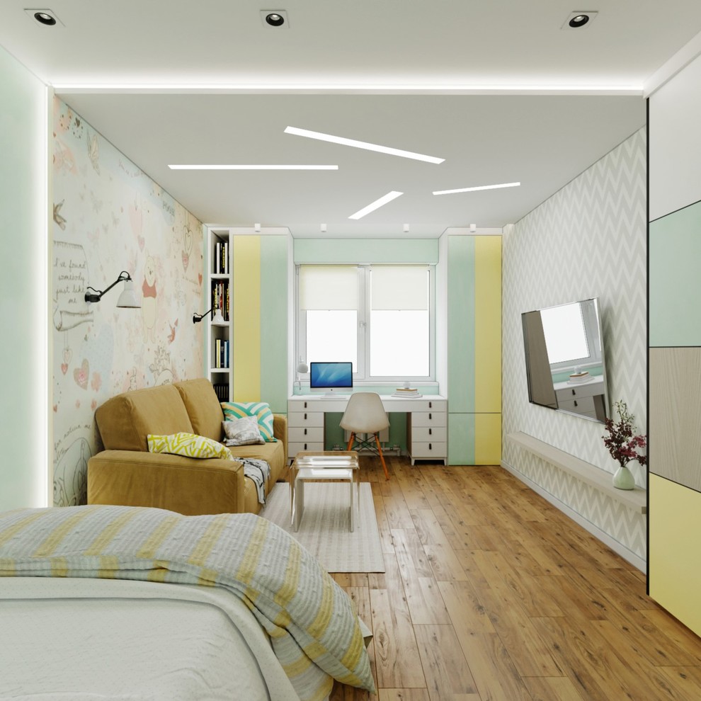 Дизайн проект в ЖК "120 Квартал" в экомини стиле