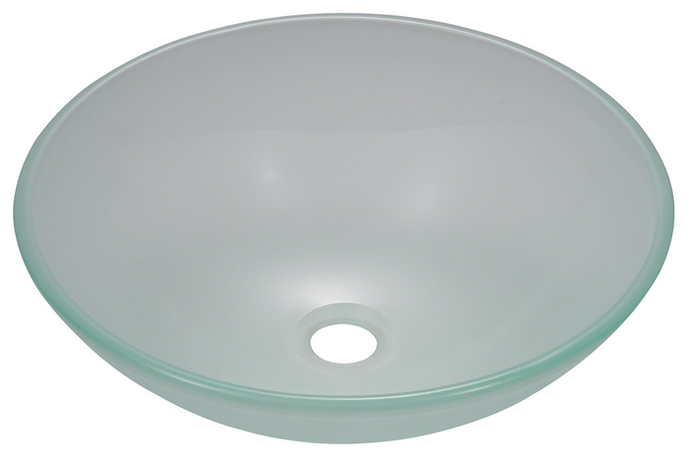 MR Direct 602 Frosted Glass Vessel Sink