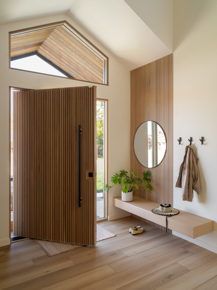 Inspiration for a contemporary entryway remodel in San Francisco