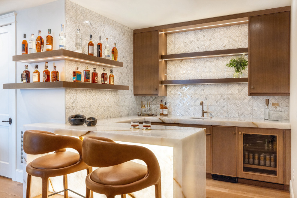 Luxurious Lakeside Living - Contemporary - Home Bar - Austin - by ...